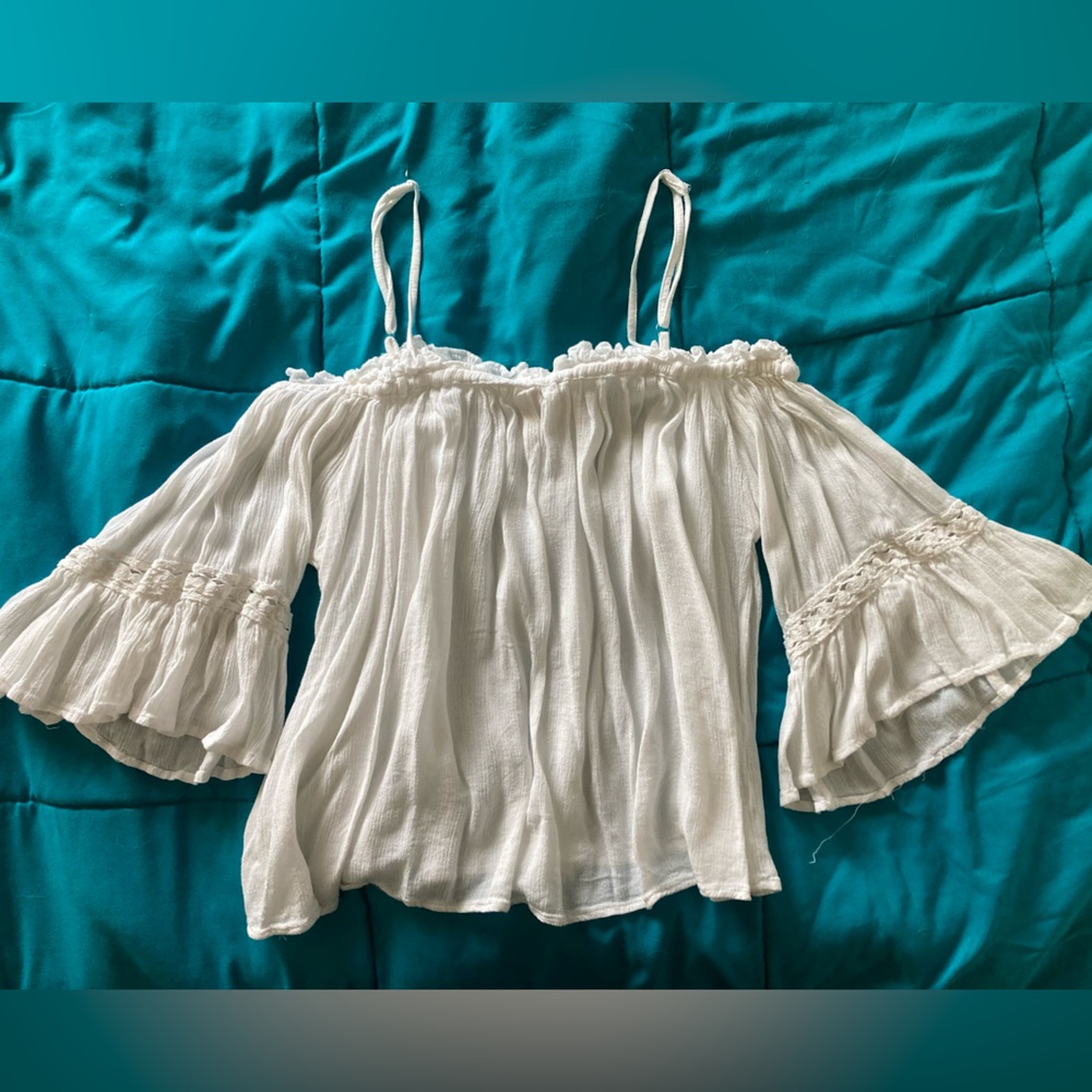 Off the Shoulder Summer Flowy Top